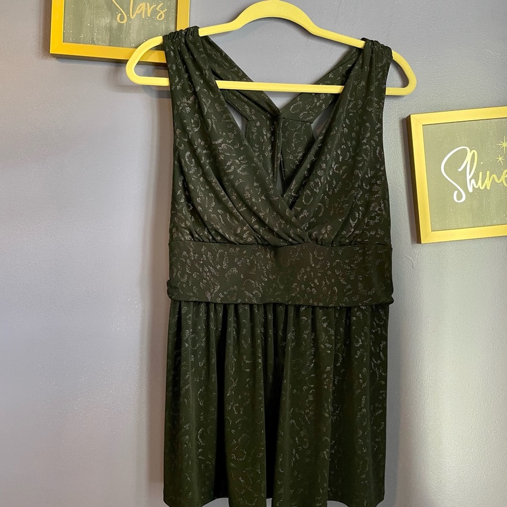Torrid black and gold cheetah print